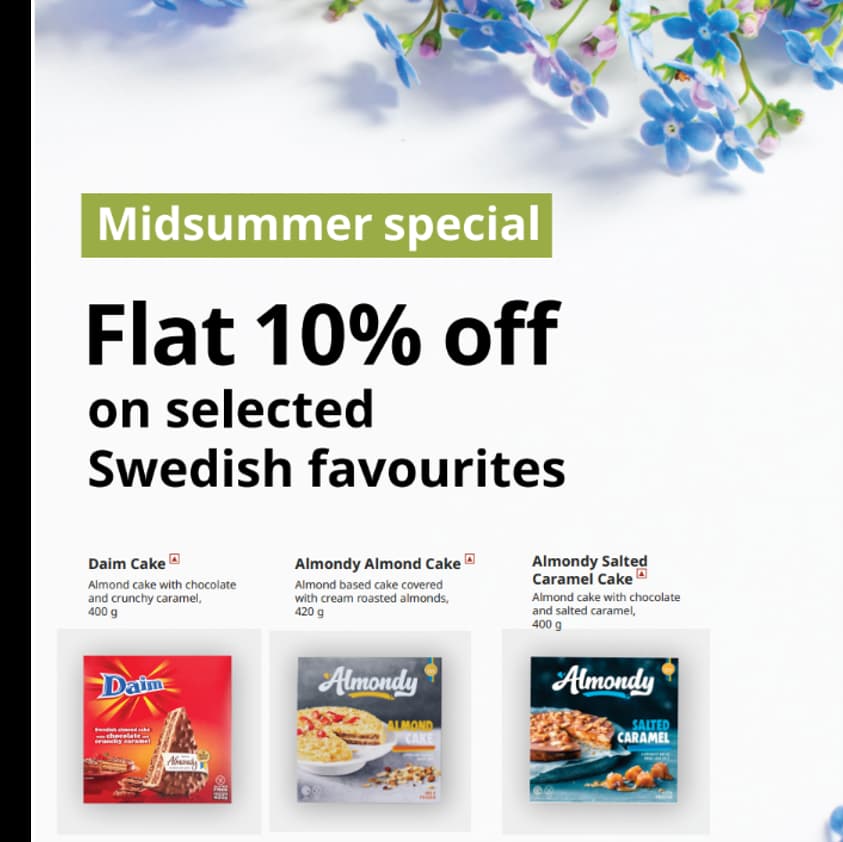Midsummer Favourites, Now 10% Off only in store!