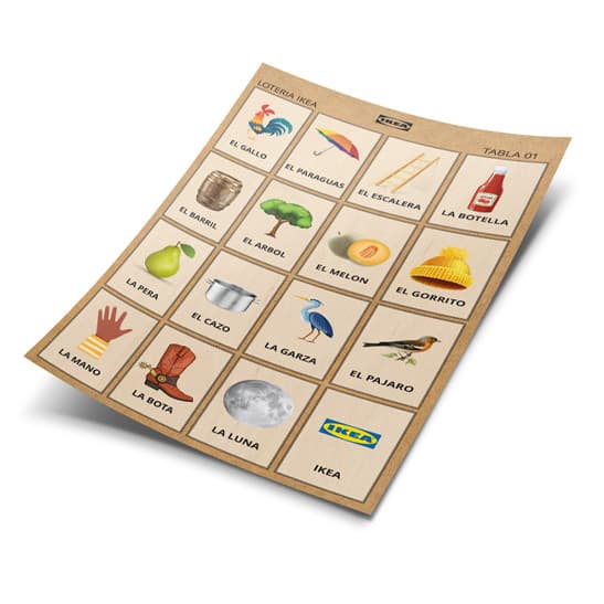 5/8 Free-to-Play Lotería at IKEA Tempe
