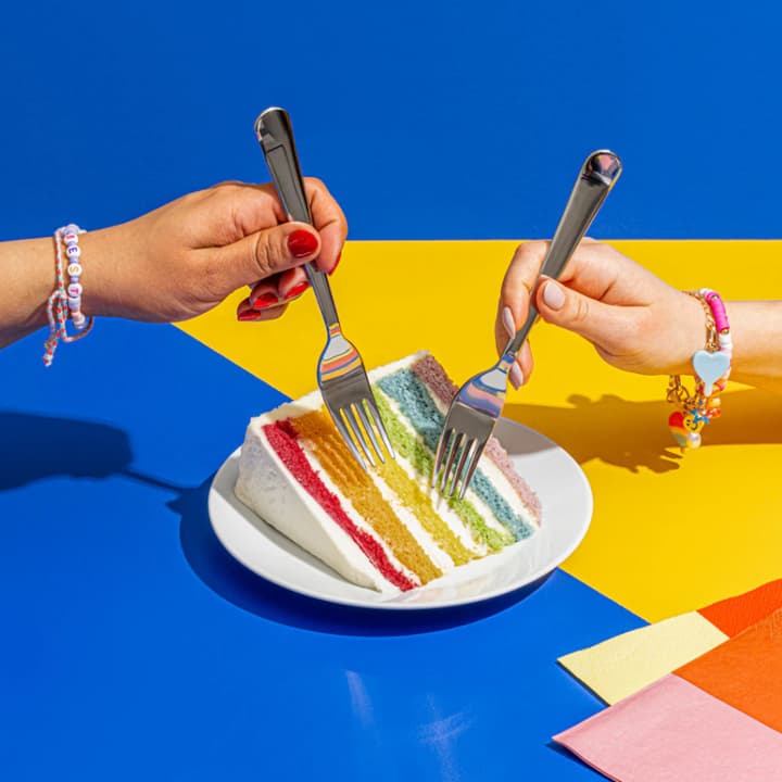 🌈Rainbow cake in support of Rainbow Railroad!