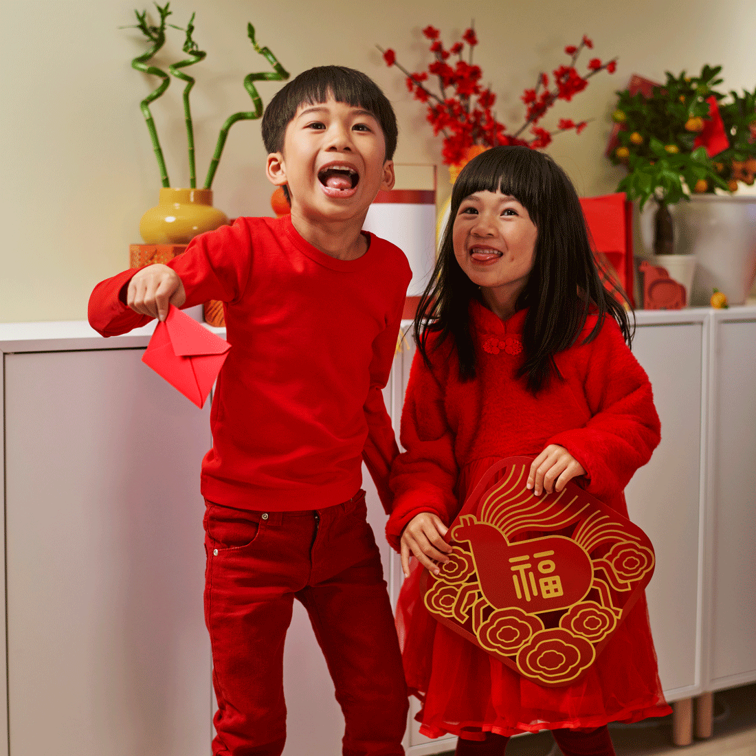 Join us for a red envelope giveaway​