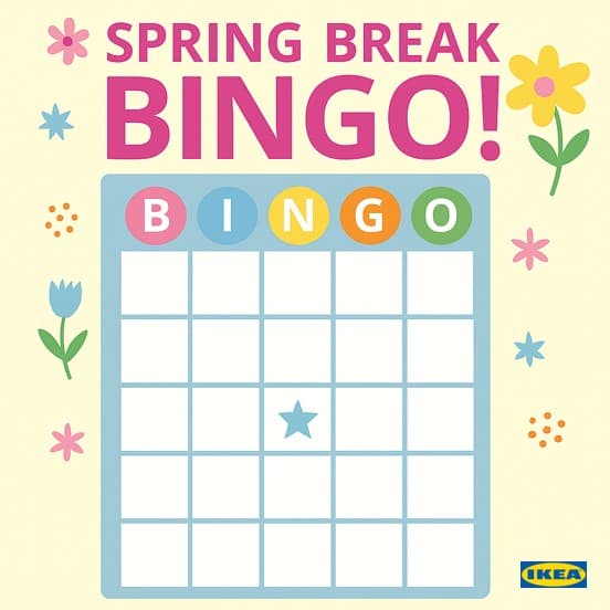 Spring Break BINGO!