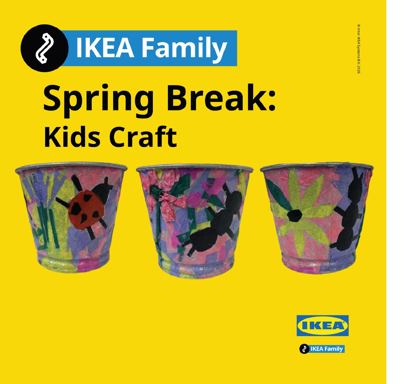 IKEA Spring Break Kids Craft
