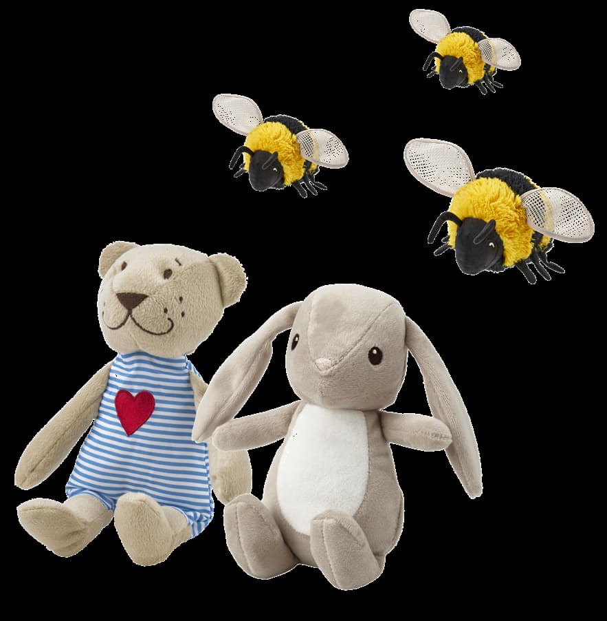 Find the Bunnies, Bears, & Bees!