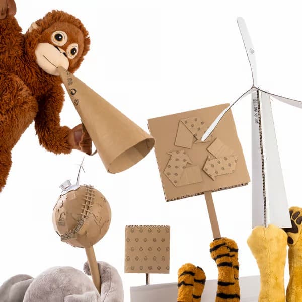 Earth Month Craft for Kids - Reuse, Repurpose