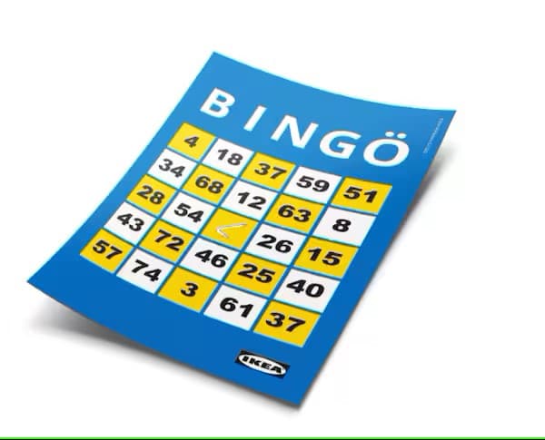 40th Birthday Celebration Bingo