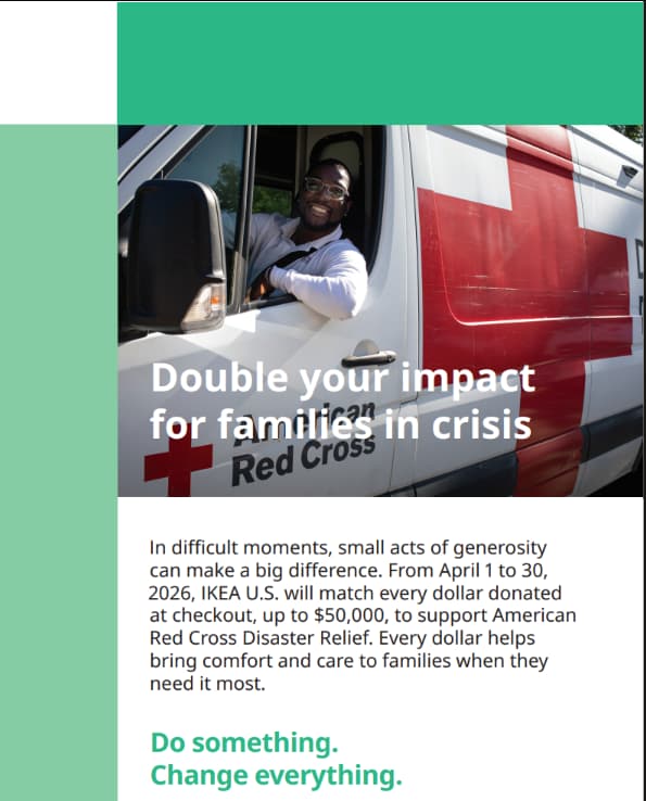 IKEA + American Red Cross Disaster Relief Campaign