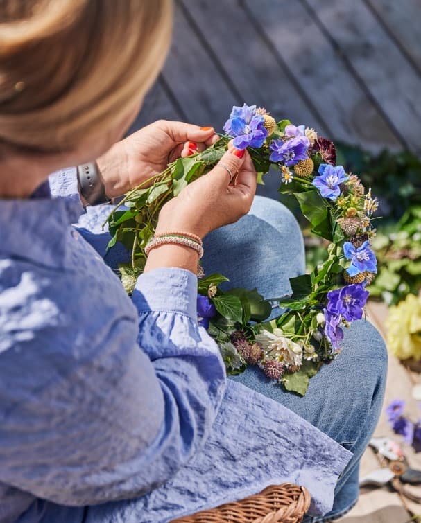 Create a Midsummer Flower Crown