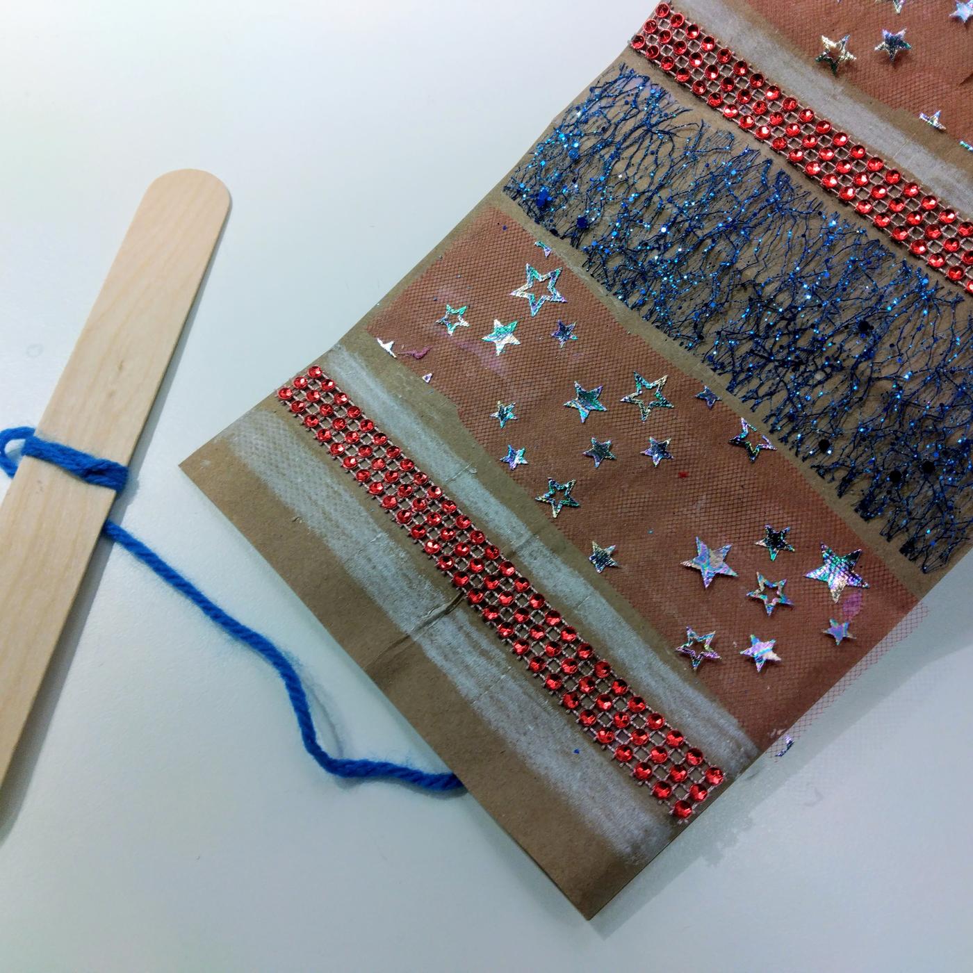 Memorial Day Paper Bag Kite