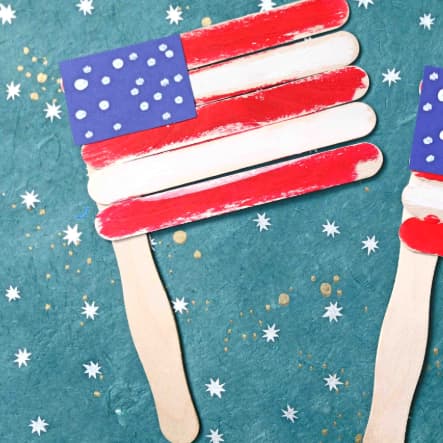 Sommar Saturdays: Popsicle Flag