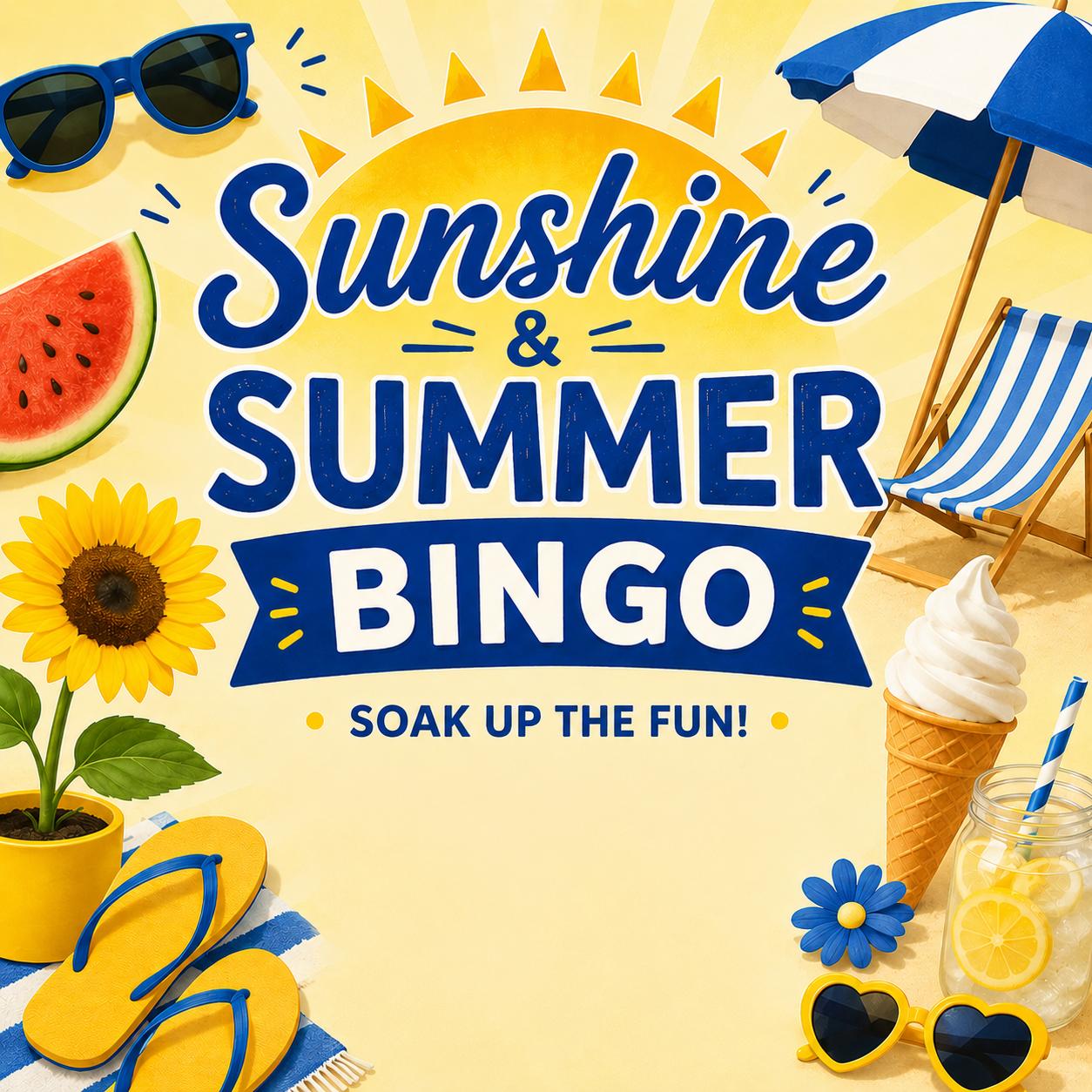 🌞 Sunshine & Summer Bingo