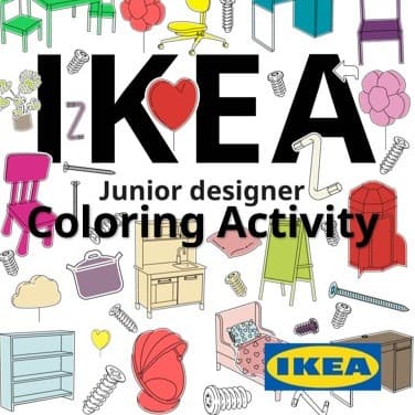 IKEA Junior Designer Coloring Pages