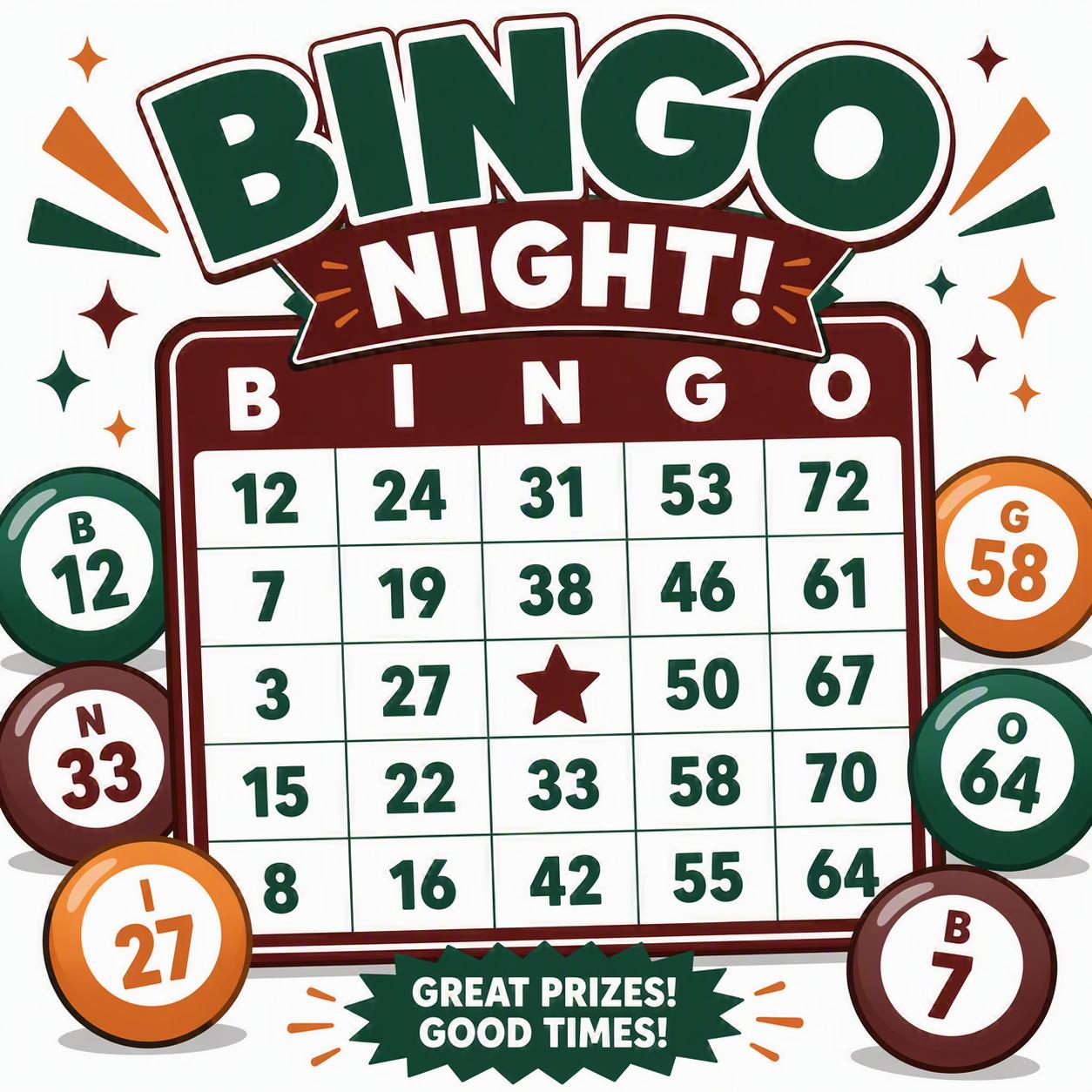 AS-IS Bingo Night - Back to College Edition