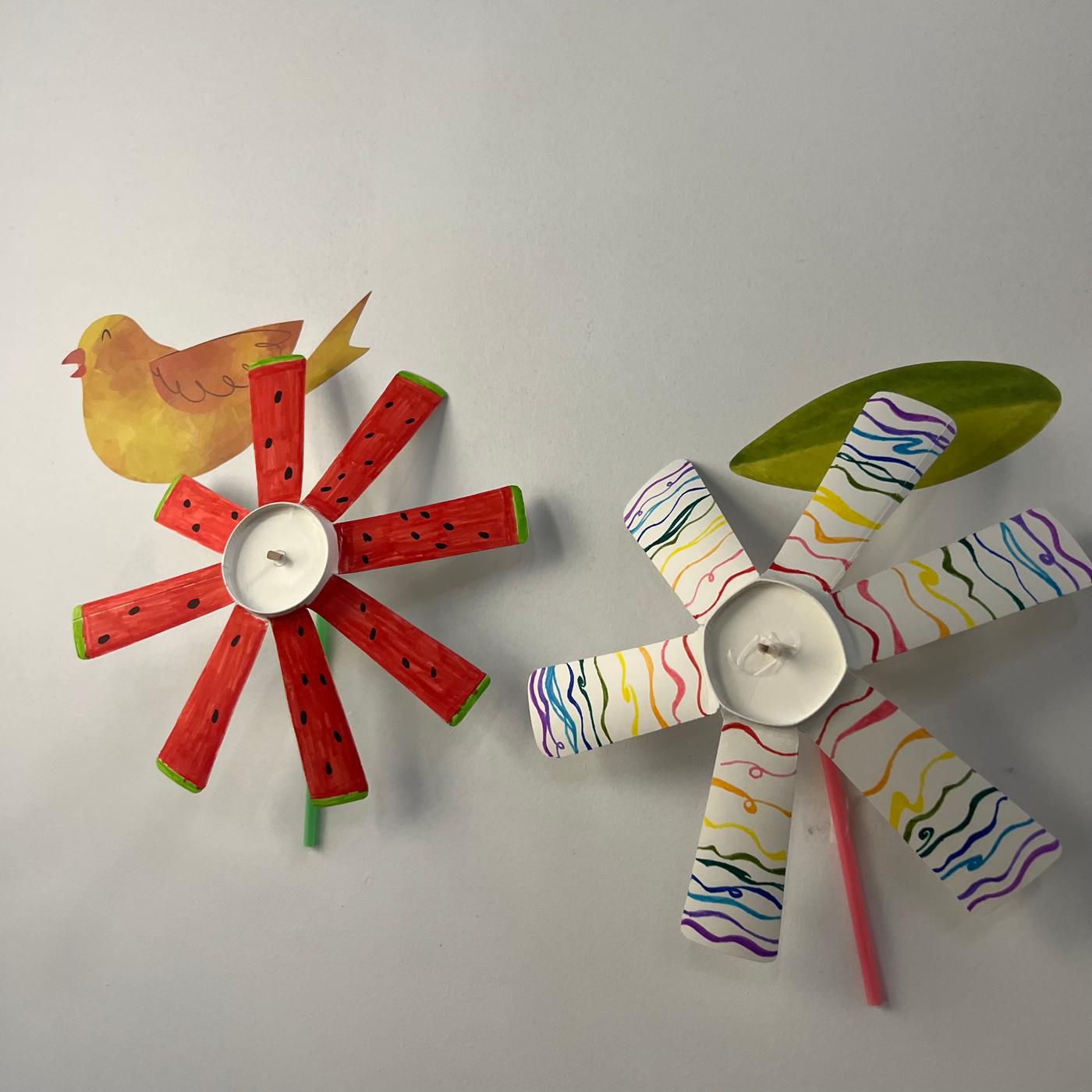 Paper Cup Pinwheel