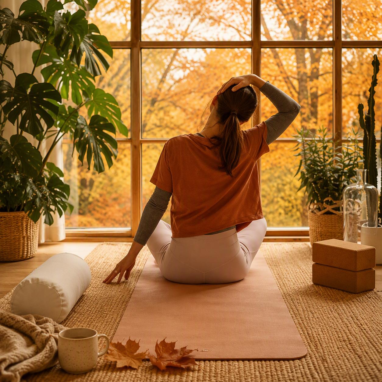 Flow in Fall Yoga at IKEA