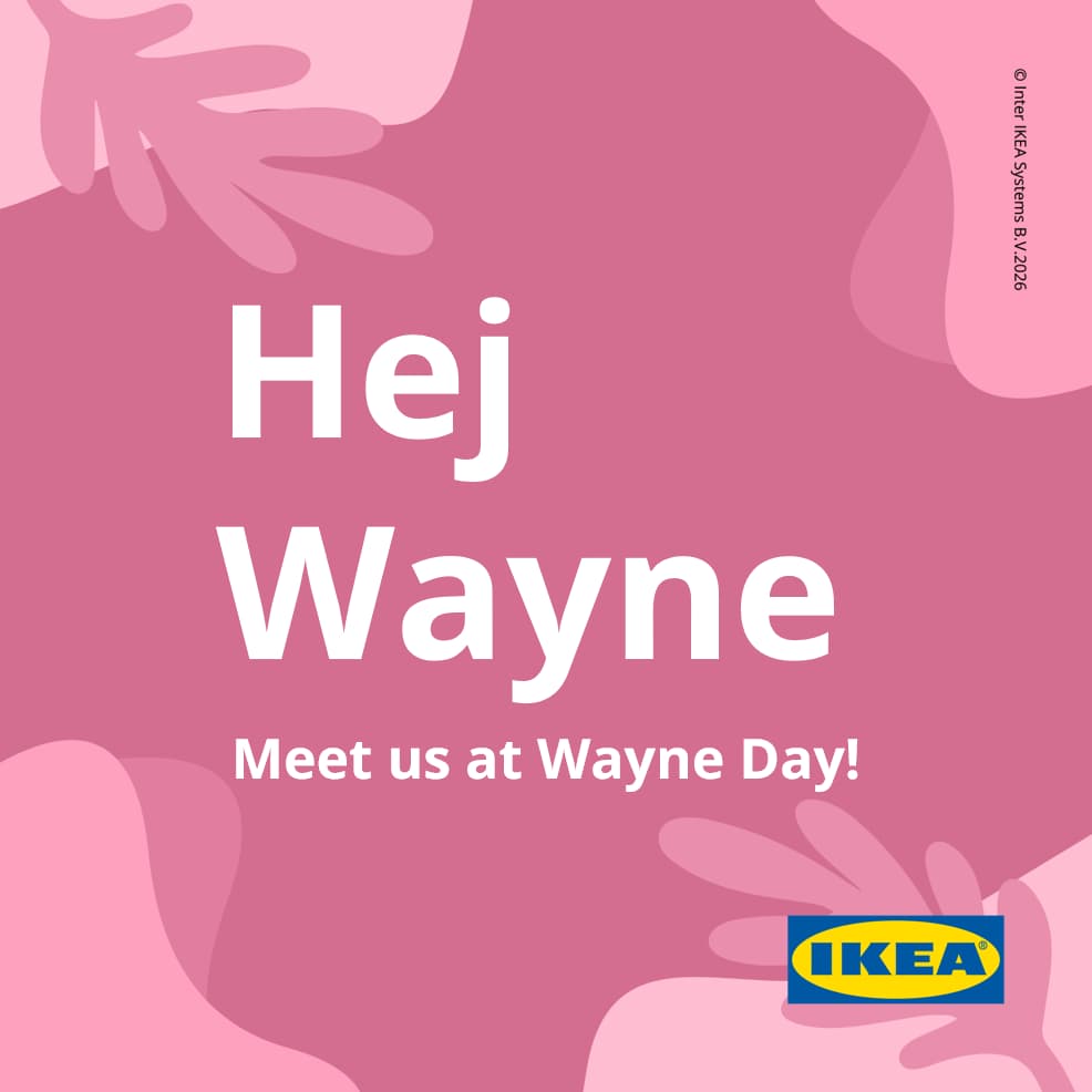 We're bringing the IKEA spirit to Wayne Day! 🌟