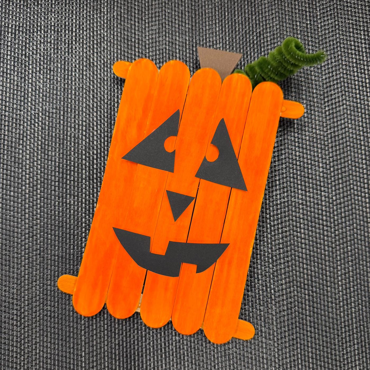 Square Pumpkin Magnet