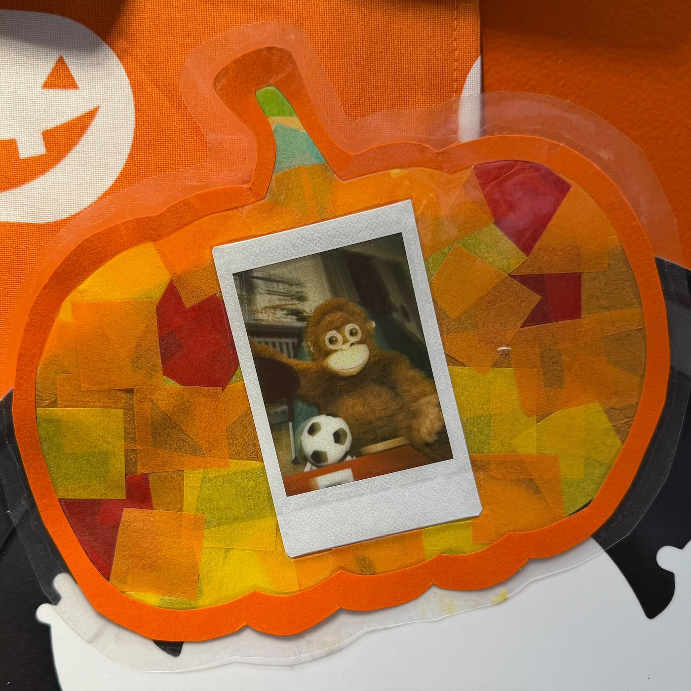 Pumpkin Suncatcher with Photo
