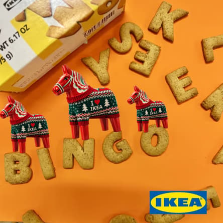 Ugly Sweater Weather BINGO at IKEA Orlando