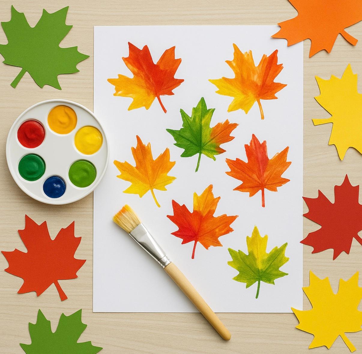 🎨 Atelier créatif Feuilles d’automne à colorier