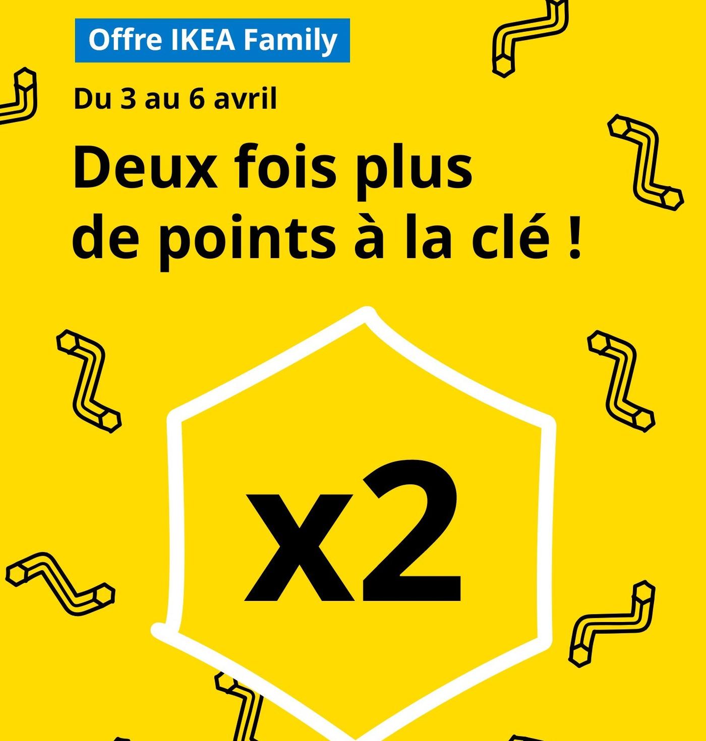 Deux fois plus de points à la clé !