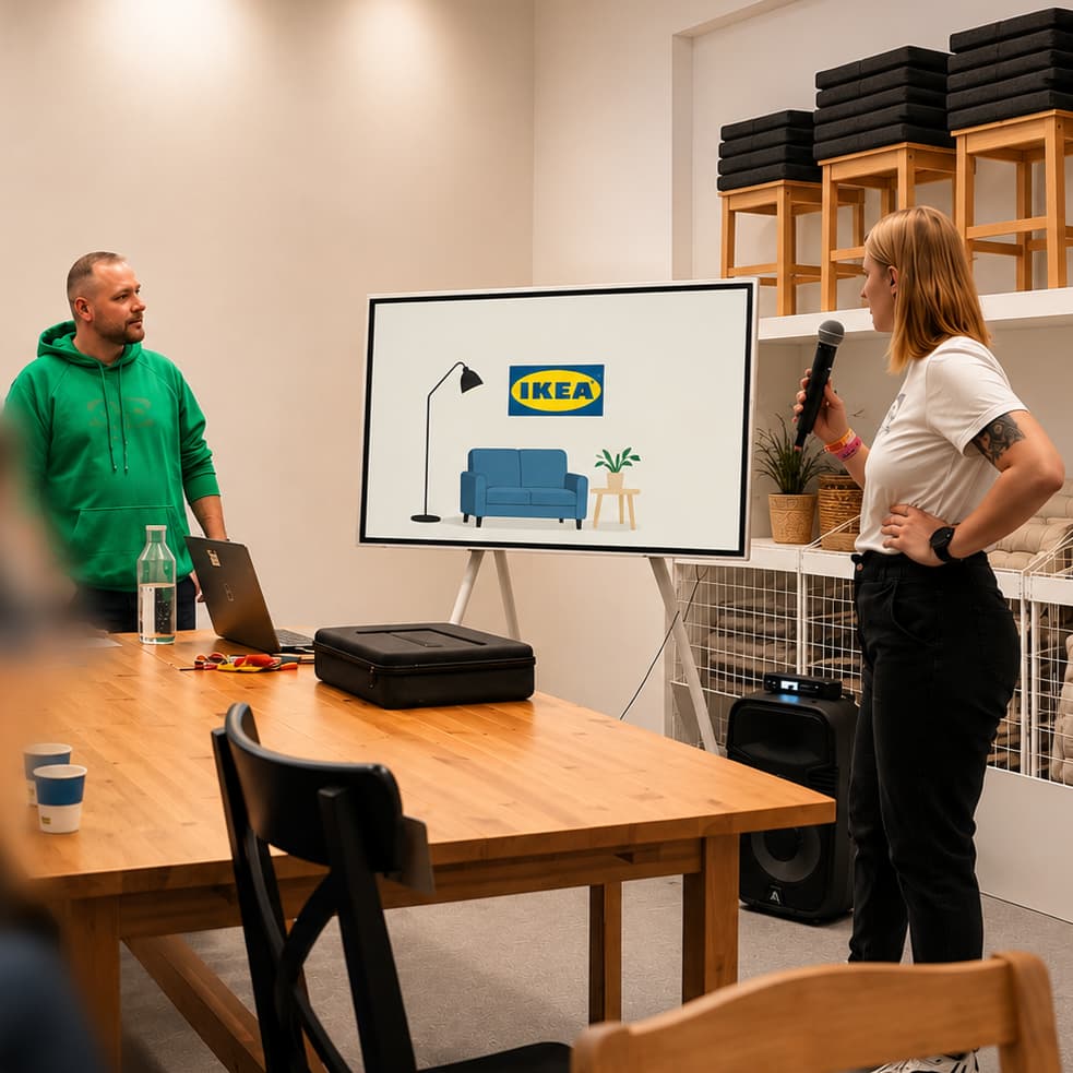 Vedomostný kvíz v IKEA