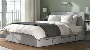 ベッドフレーム BED + MATTRESS with storage - 160x200 cm Amazon.com: Giantex Upholstered Platform Bed Frame, Full