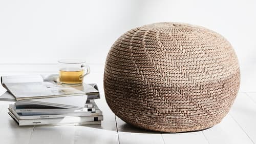 Fabric footstools & pouffes