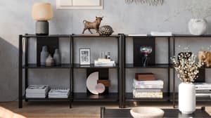 IKEA JÄTTESTA イェッテスタ シェルフユニット 120x85 cm JÄTTESTA イェッテスタ シェルフユニット, ブラック, 120x85 cm