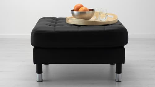Leather & coated fabric footstools