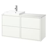 HEMNES Estantería para baño - blanco 74x25x198 cm