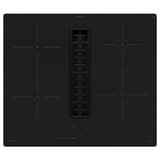 Induction hobs with extractors