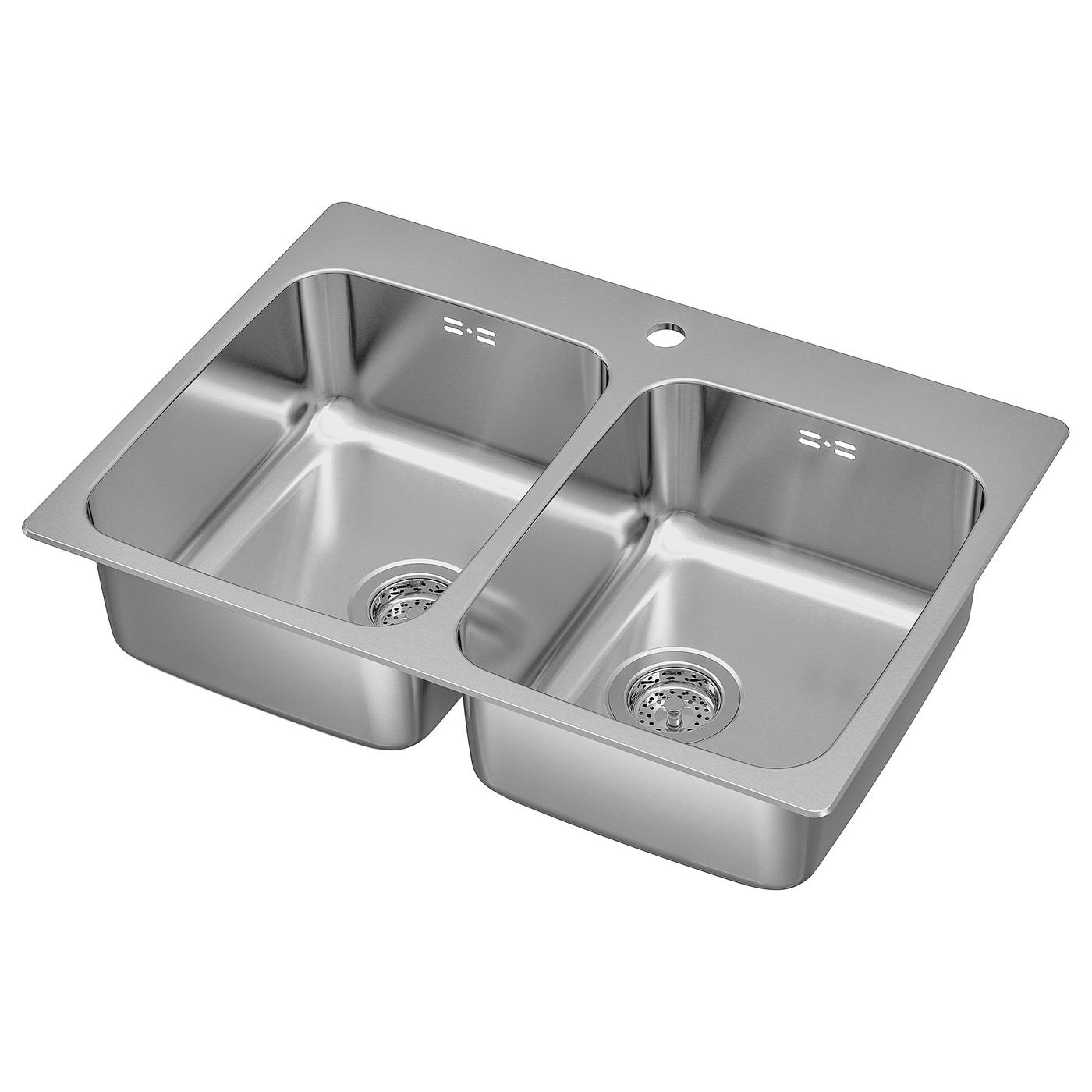 IKEA イケア NORRSJON ノッルショーン はめ込み式シンク 1ボウル NORRSJÖN ノッルショーン はめ込み式シンク 1ボウル | TECTURE