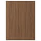TISTORP brown walnut effect fronts