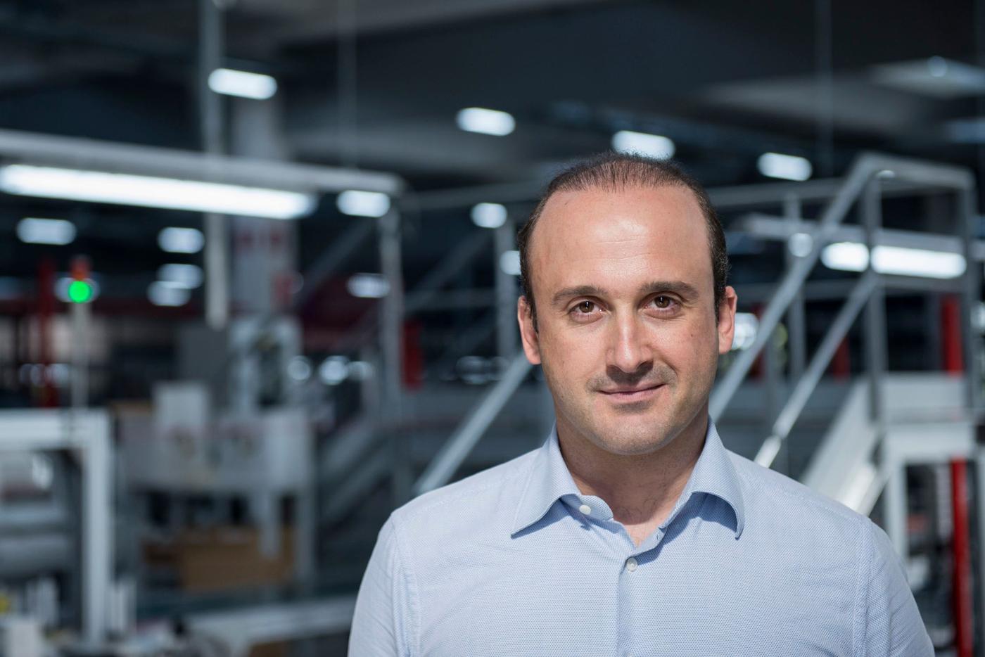 Marco Bergamo, head of development at 3B, looking at the camera.