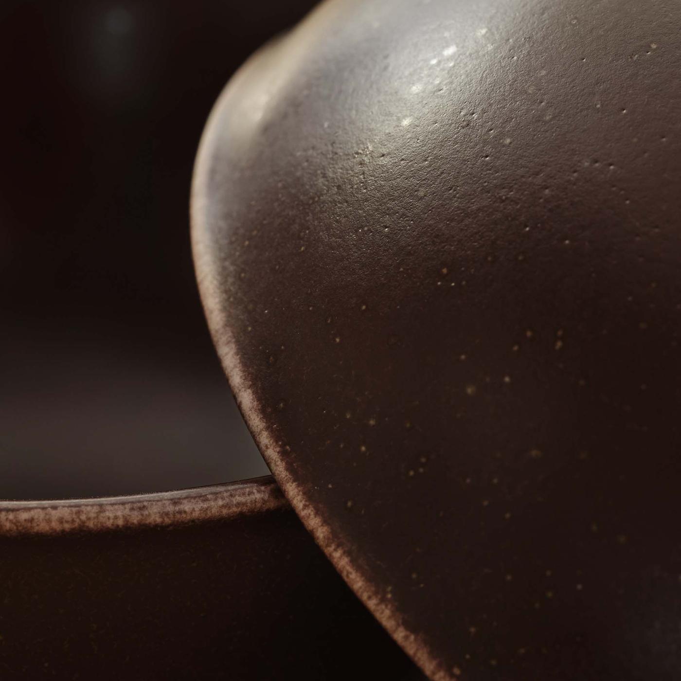 Stoneware texture.