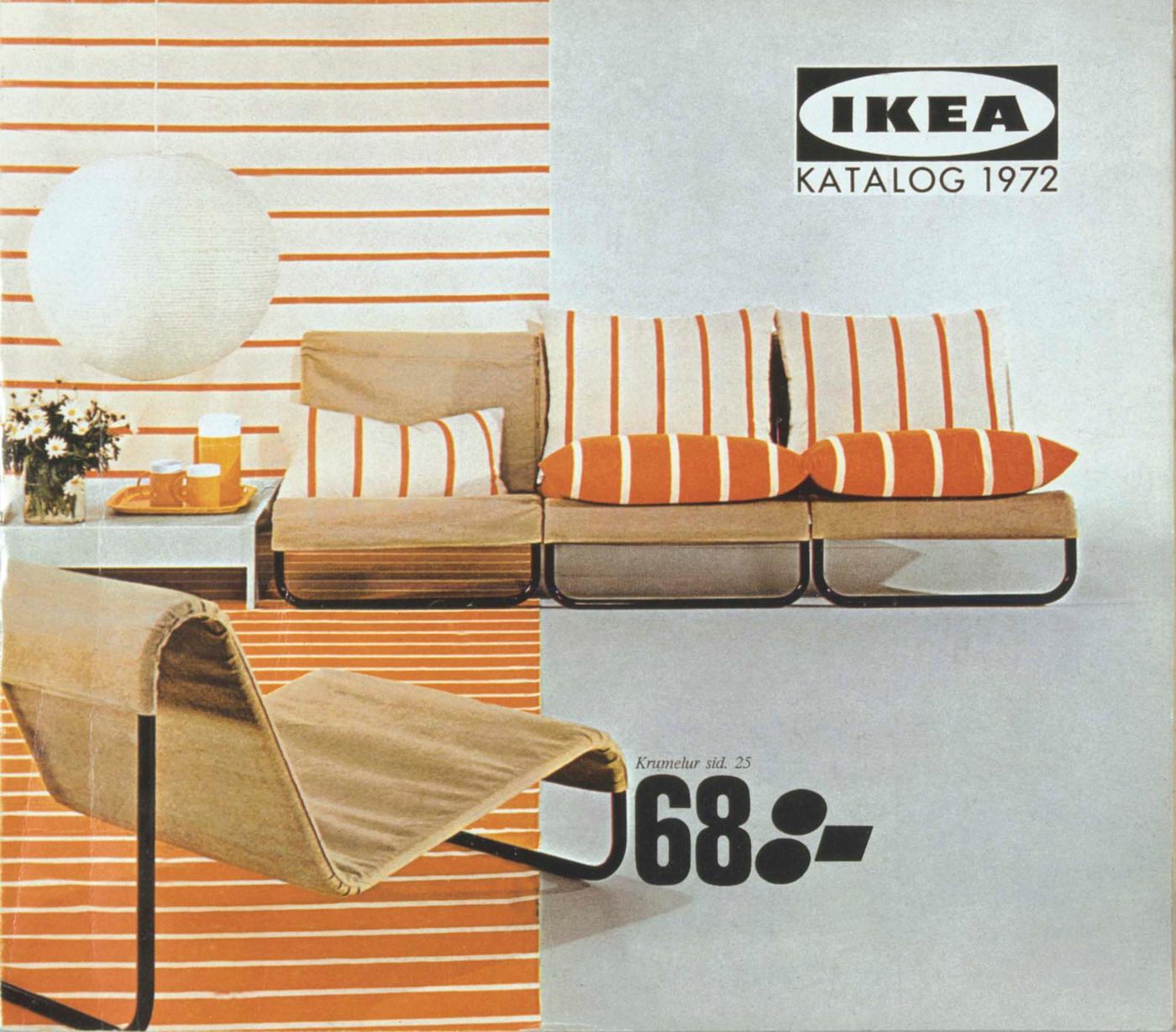 The cover of the IKEA catalogue from 1972.