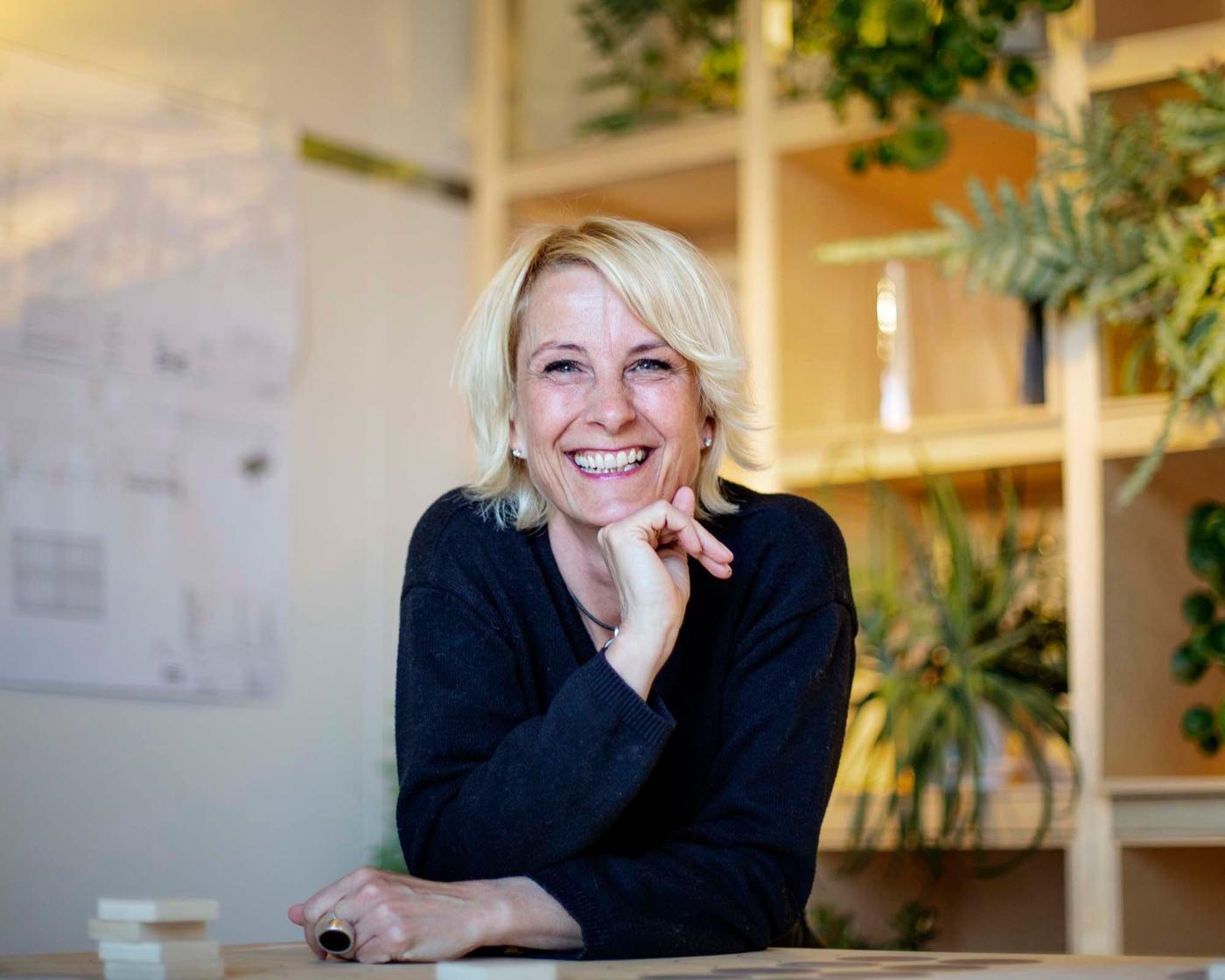 A portrait of Inter IKEA's Chief Sustainability Office, Lena Julle.