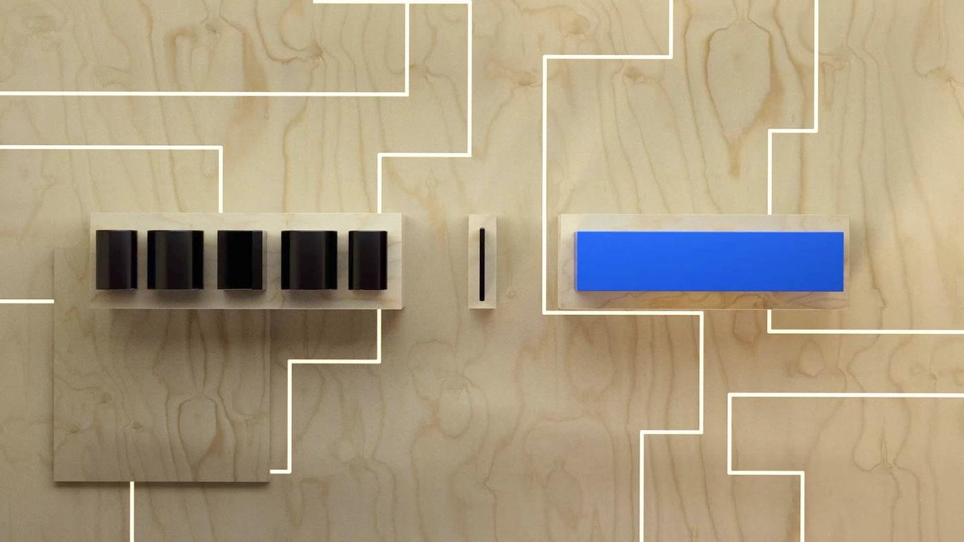 A video of the IKEA and Sonos logo moving to music.