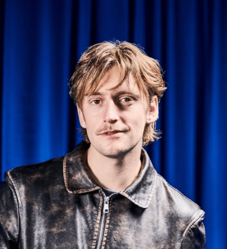 A portrait of designer Gustaf Westman.