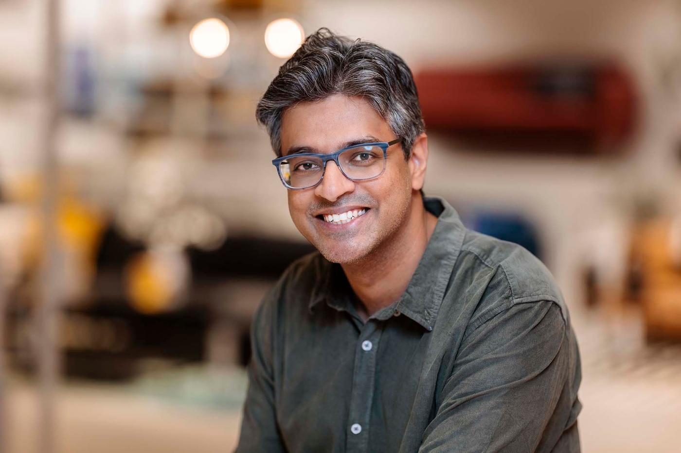 A portrait of Inter IKEA Group's Global Head of Climate, Sriram Rajagopal.