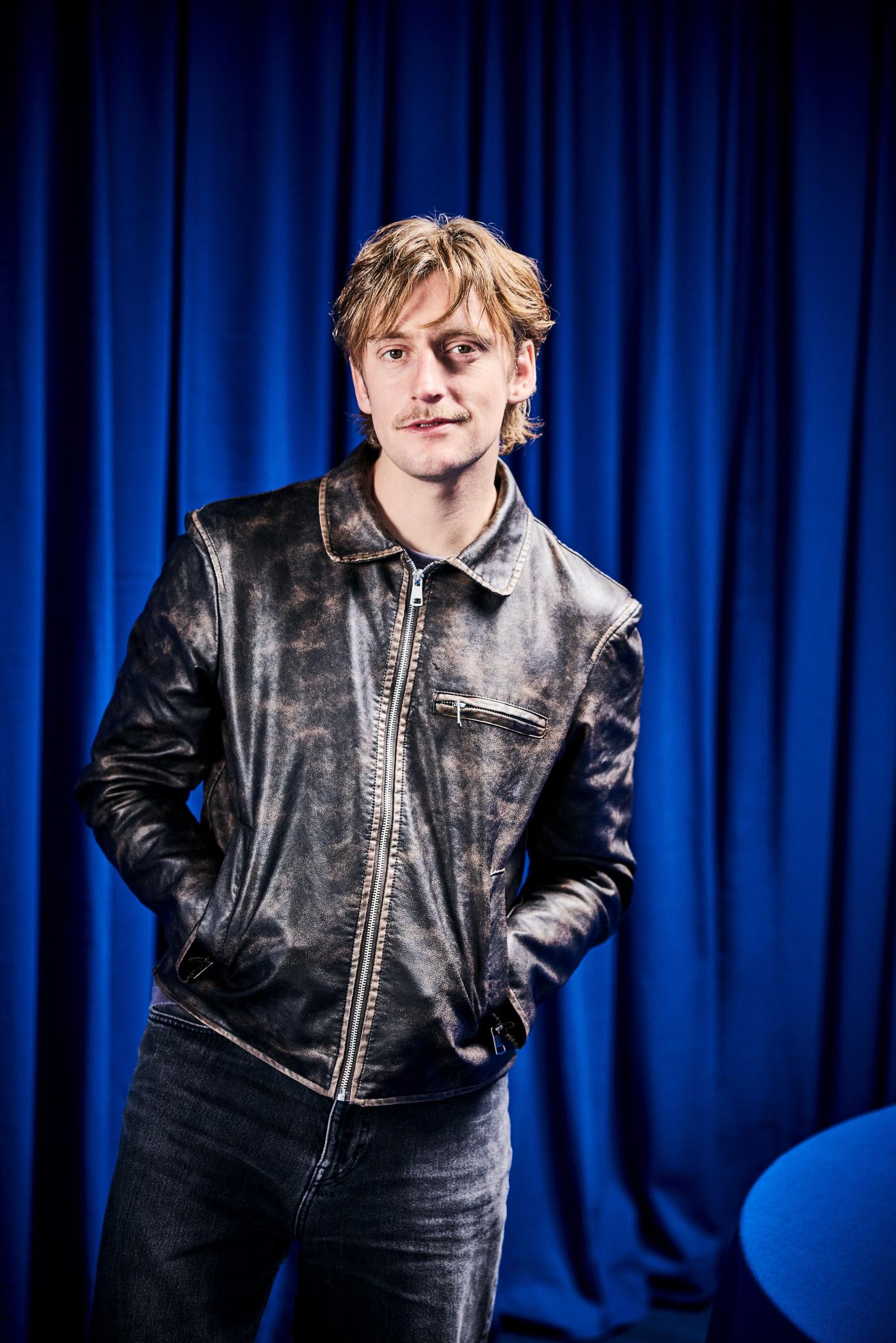 A portrait of designer Gustaf Westman.