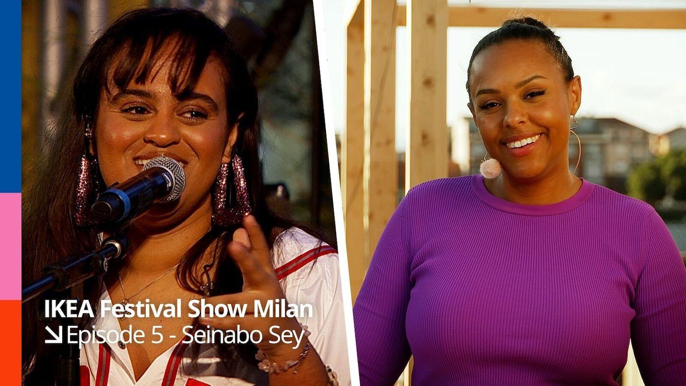 Musician Seinabo Sey and Milan Festival Host Amie Bramme Sey