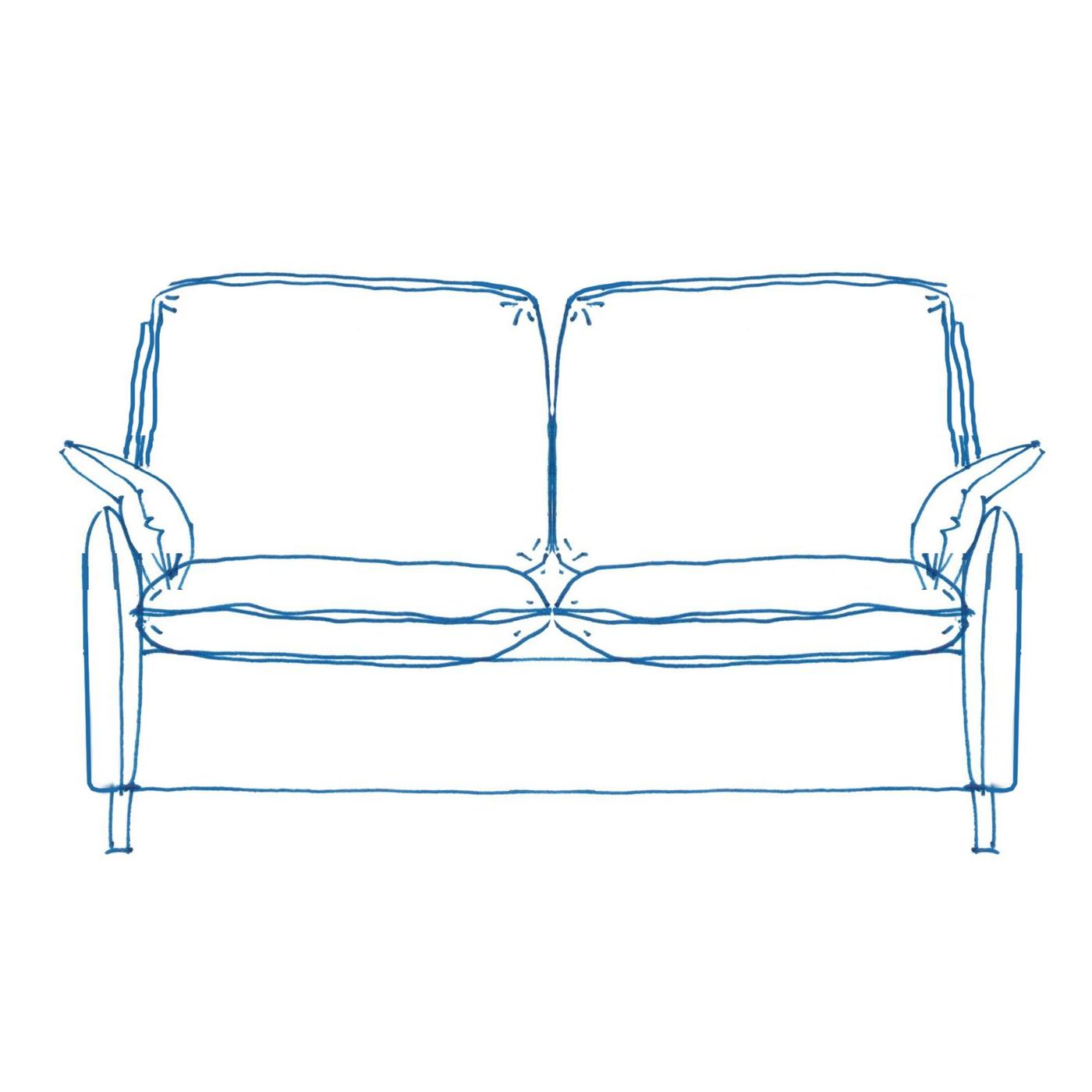 A simple sketch of a sofa.