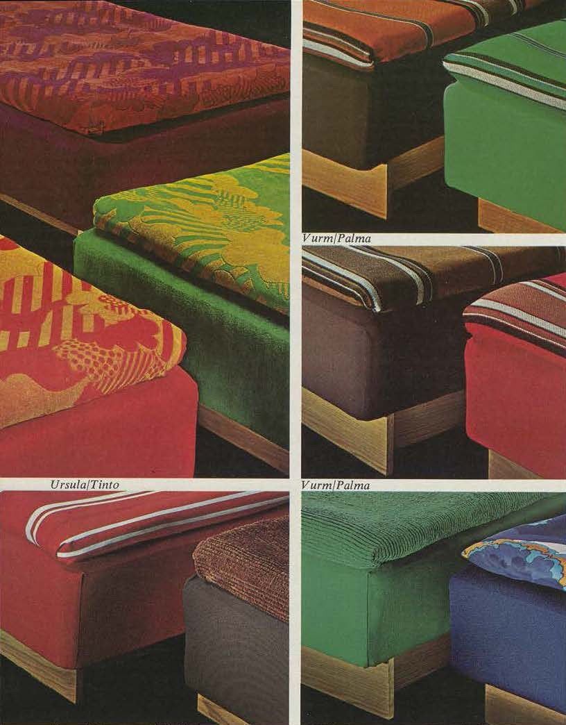 Mattress toppers and covers featured in the 1973 IKEA catalogue