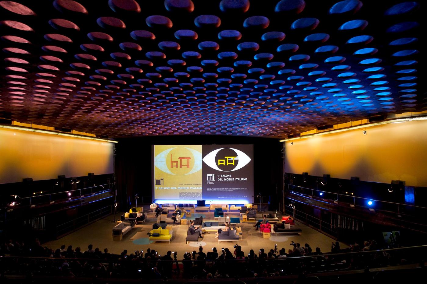 A stage in an event setting.