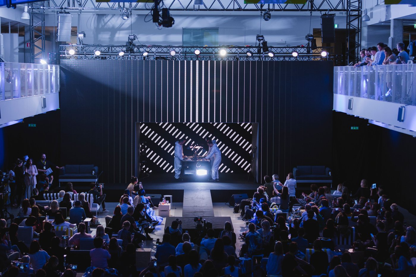 Presenters and guests on stage at Democratic Design Day 2017.