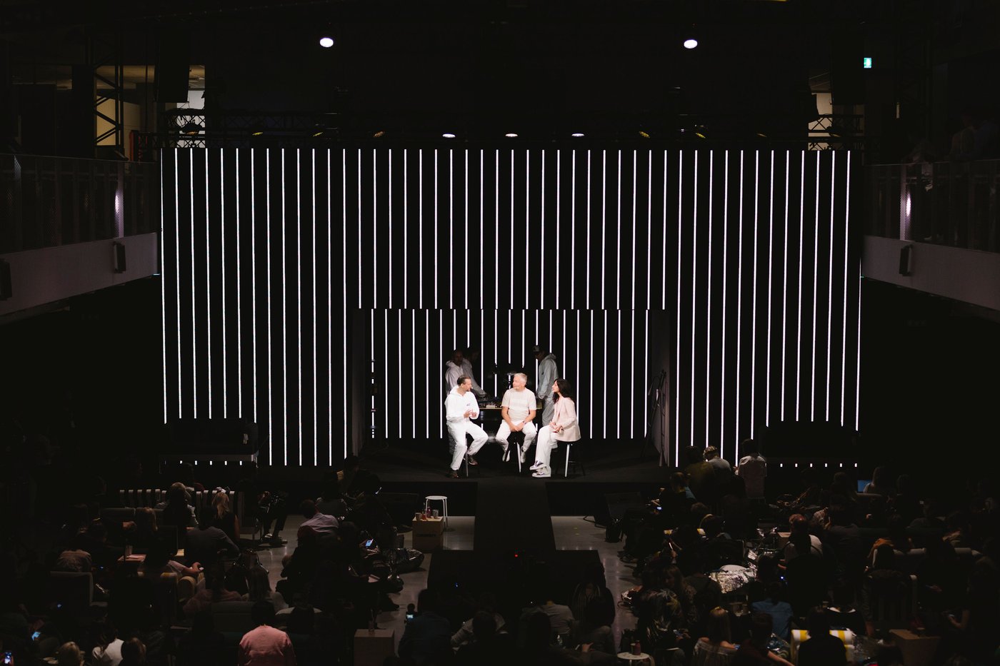 Presenters and guests on stage at Democratic Design Day 2017.