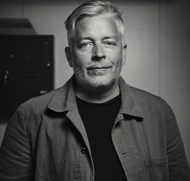 Black and white portrait of Marcus Engman.