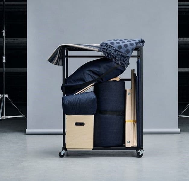 Products from the RÅVAROR collection on display.