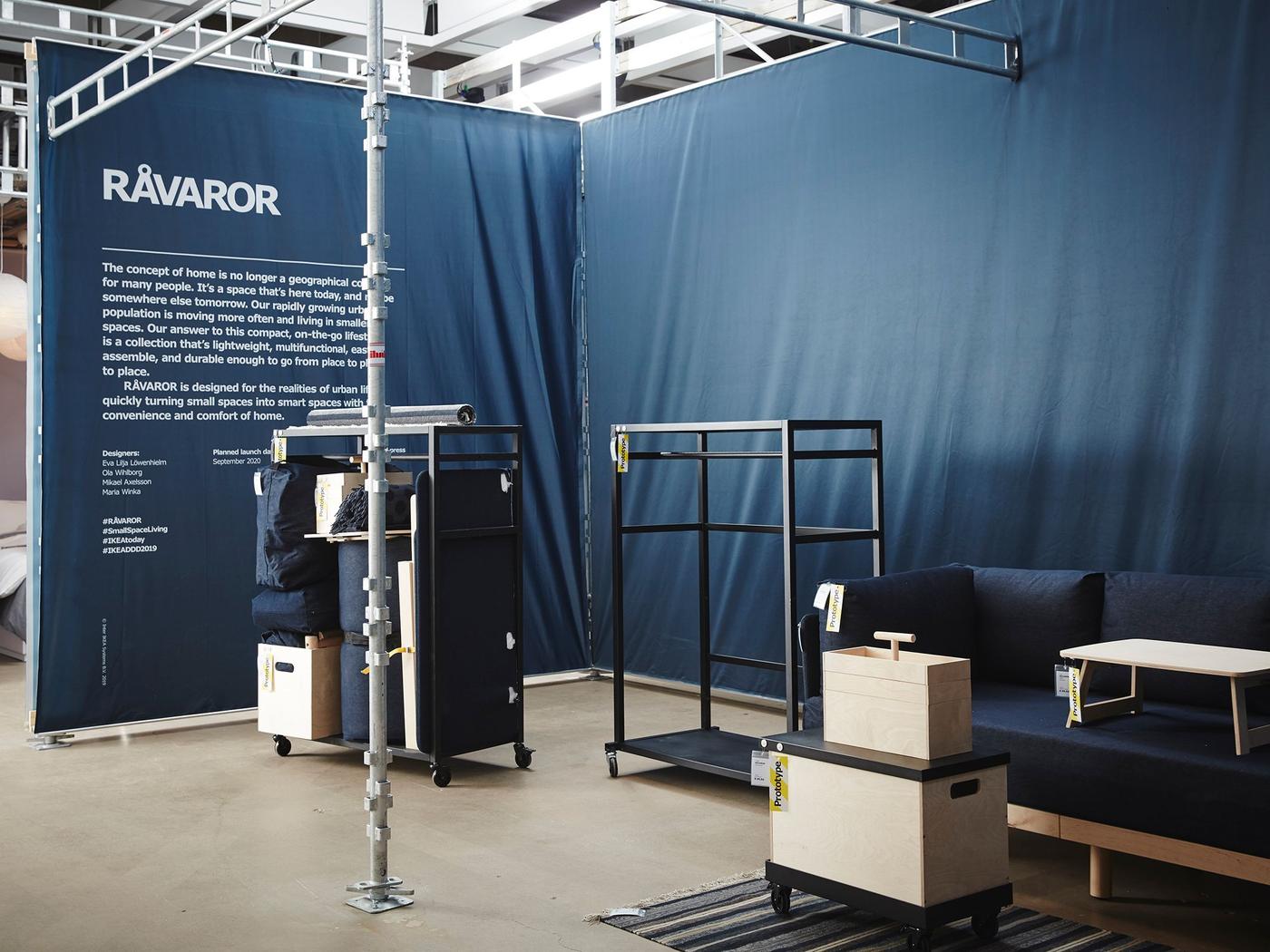 Exhibition of the RÅVAROR collection.